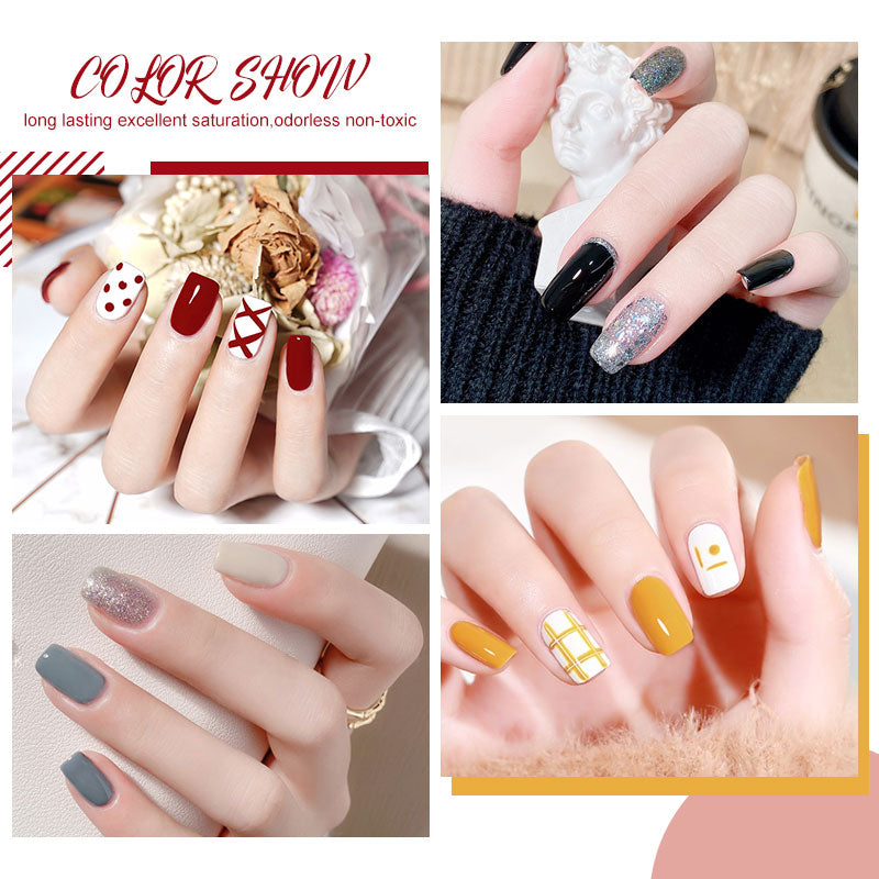 Beauty Nail Set Complete Manicure Kit with Nail Lamp