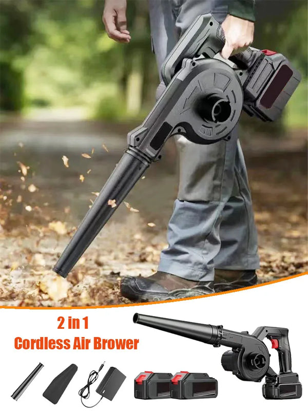 2-in-1 Cordless Leaf Blower & Vacuum Compatible with DeWalt 20V Max Battery