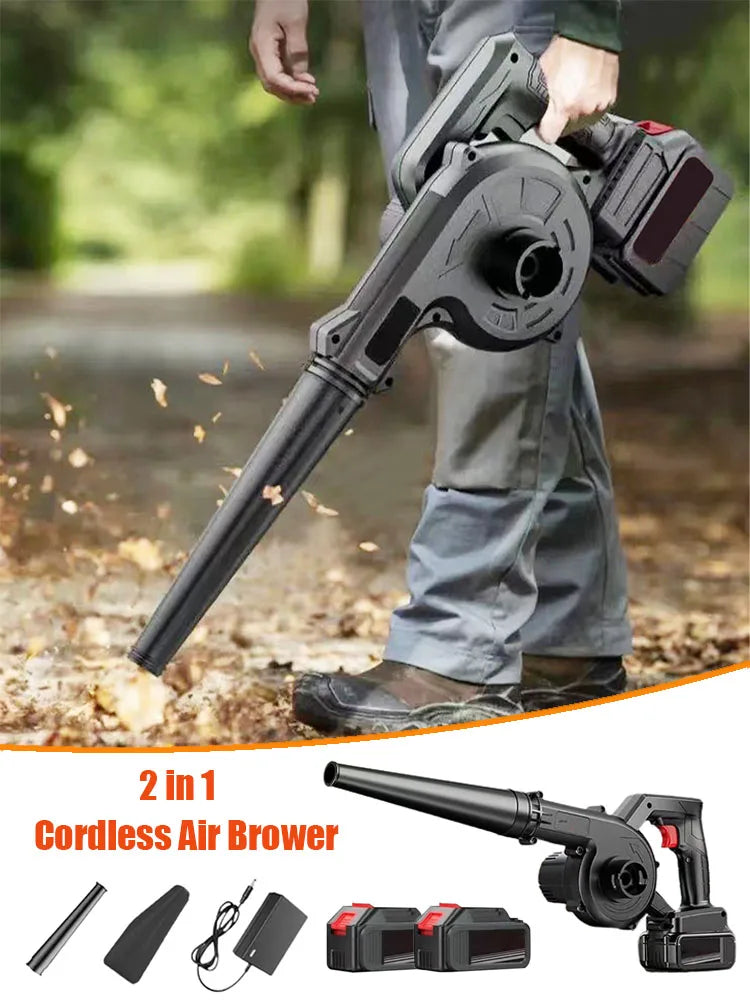 2-in-1 Cordless Leaf Blower & Vacuum Compatible with DeWalt 20V Max Battery