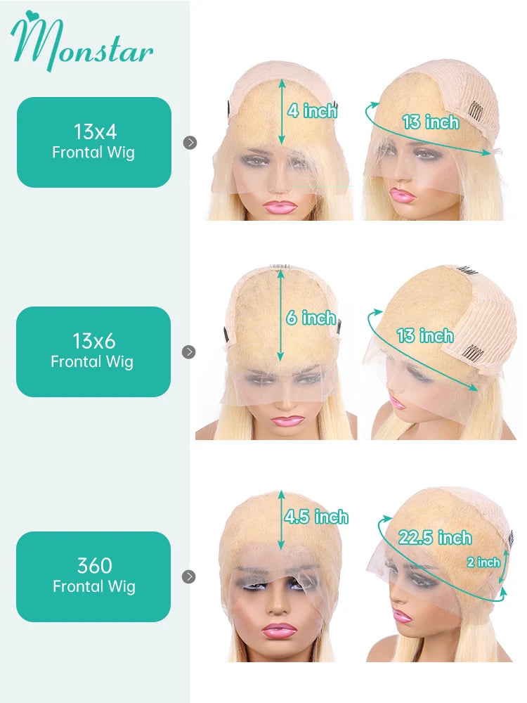 613 Honey Blonde Body Wave HD Lace Front Wig