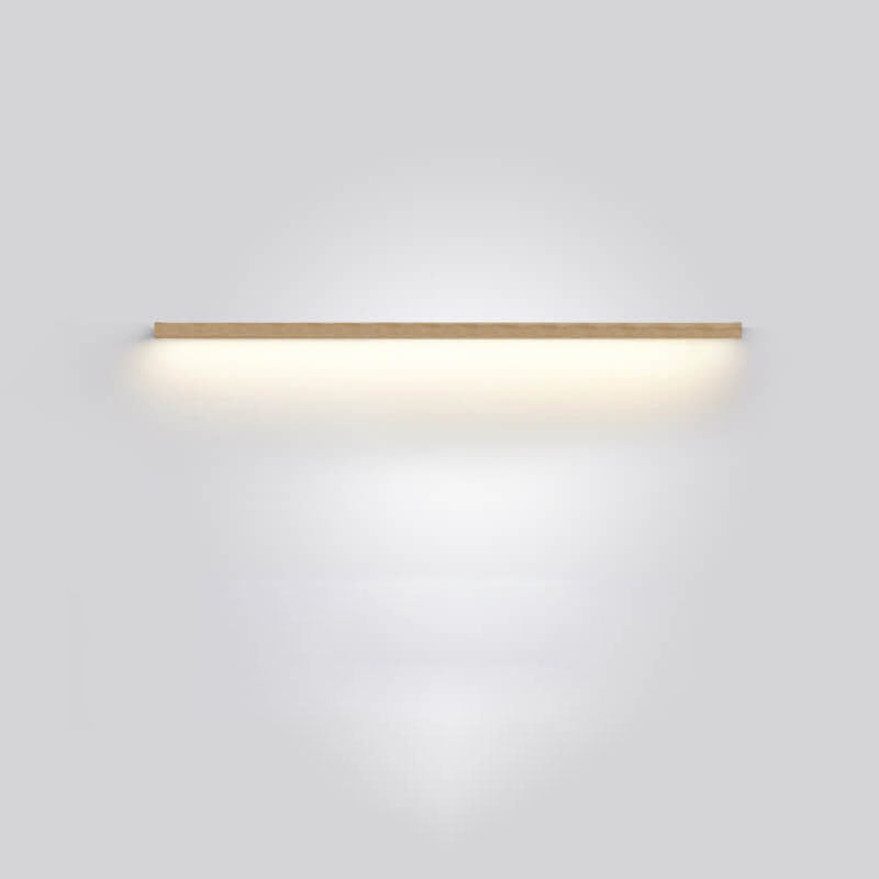Japanese Minimalist Wood Strip LED Wall Sconce Lamp