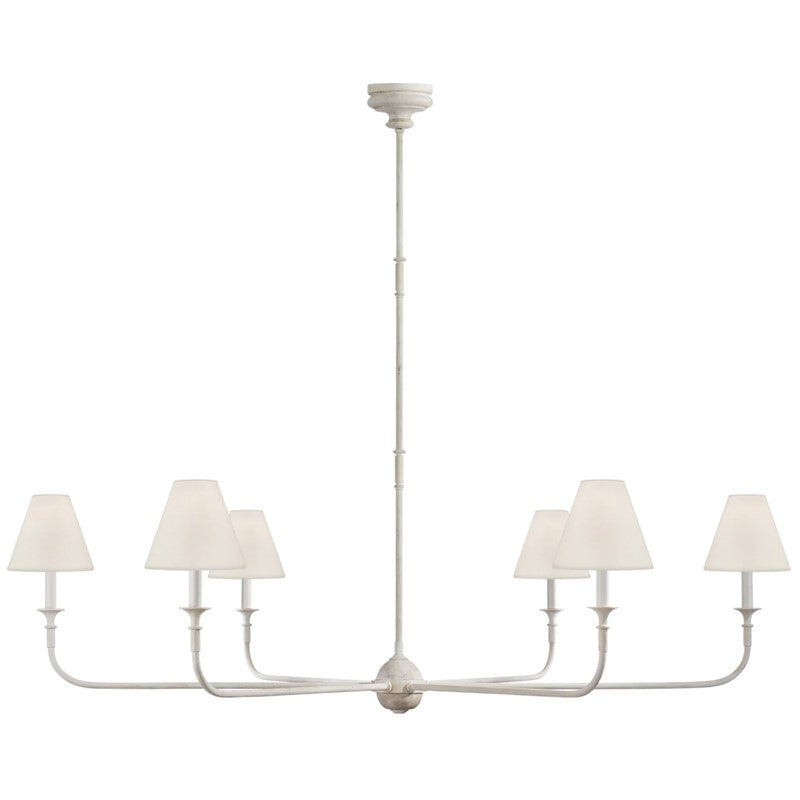 Sophisticated Vintage Retro Metal Chandeliers Living Room, Black/White/Brass