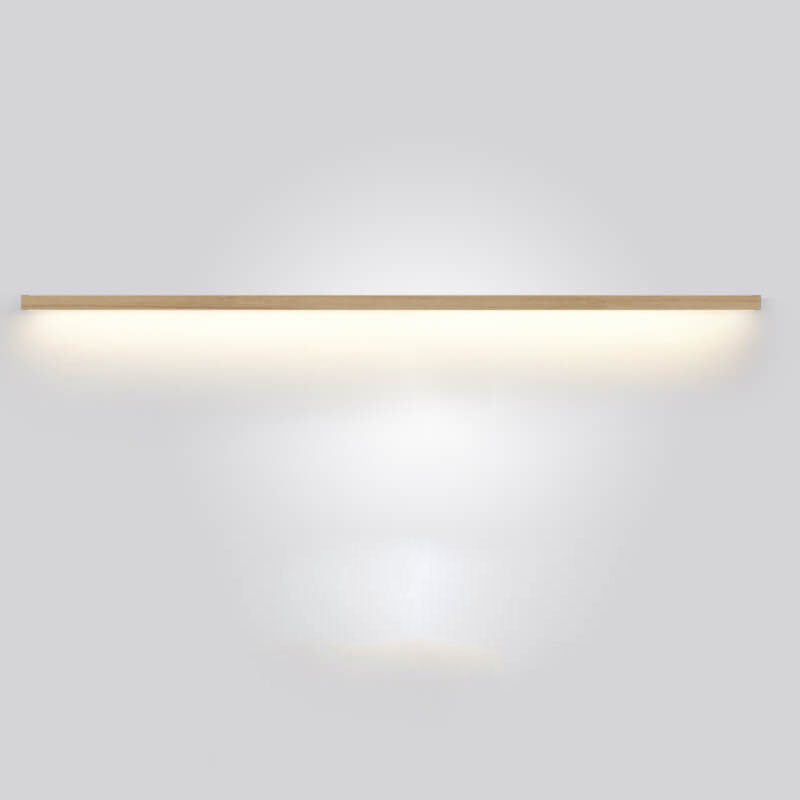 Japanese Minimalist Wood Strip LED Wall Sconce Lamp