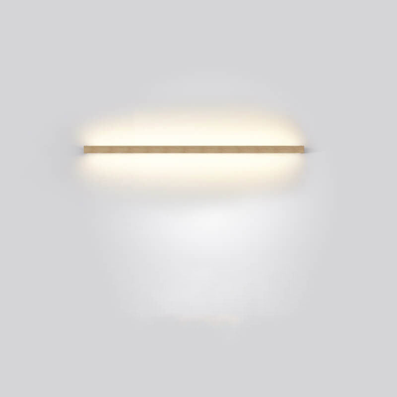 Japanese Minimalist Wood Strip LED Wall Sconce Lamp