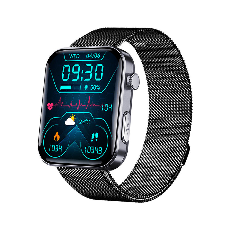 Blood Glucose Smartwatch BP ECG & Sleep Tracking