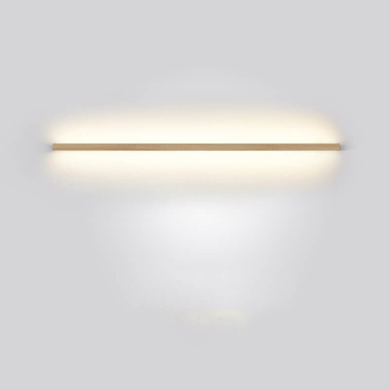 Japanese Minimalist Wood Strip LED Wall Sconce Lamp