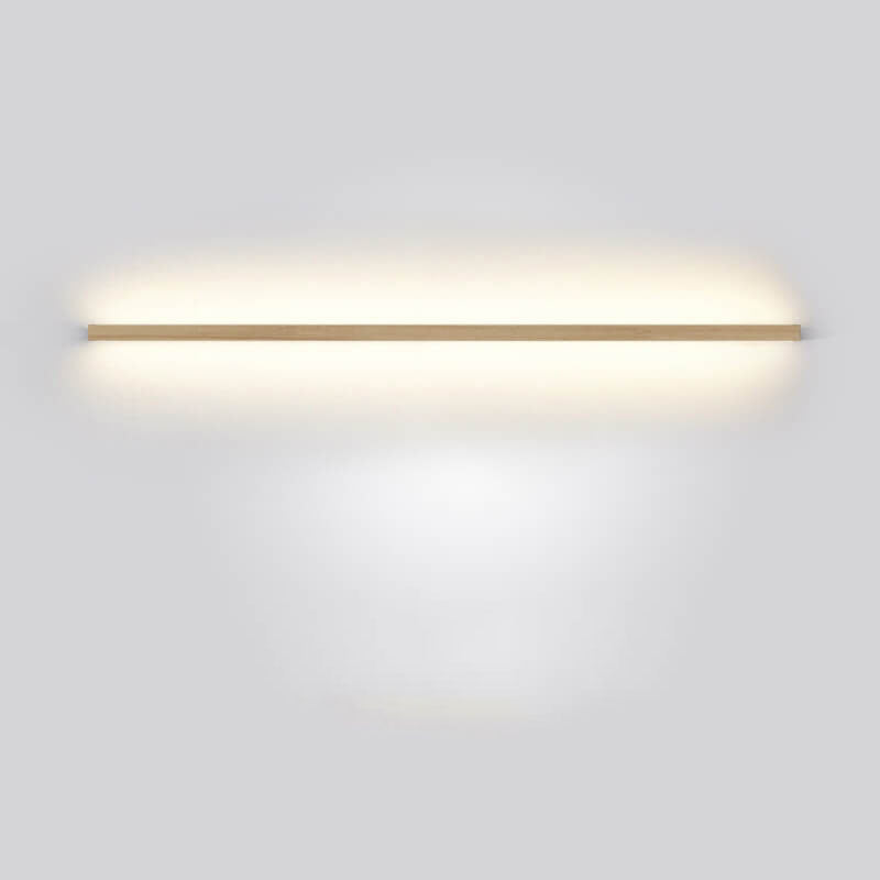 Japanese Minimalist Wood Strip LED Wall Sconce Lamp