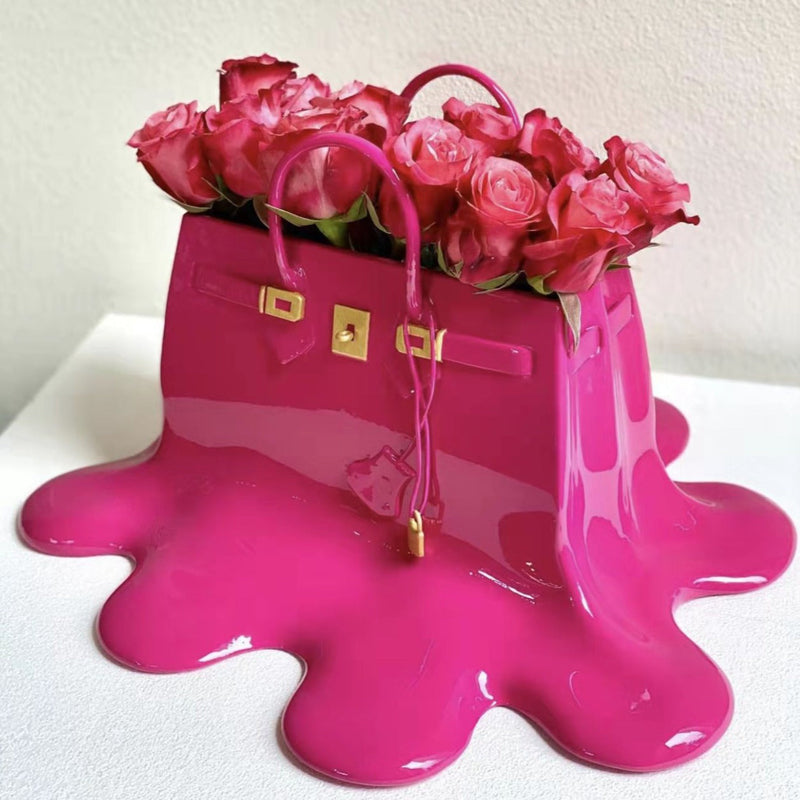 Stylish Vase Bag Sculpture
