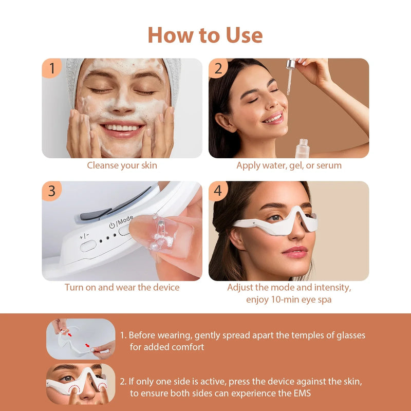 3D Eye Massager for Fine Lines