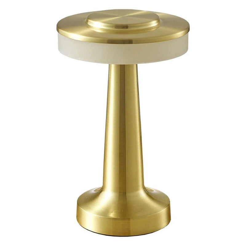 Retro LED Table Lamp – USB Rechargeable & Infinitely Dimmable