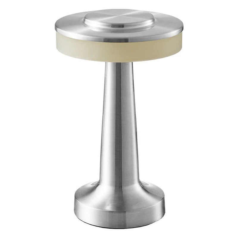 Retro LED Table Lamp – USB Rechargeable & Infinitely Dimmable