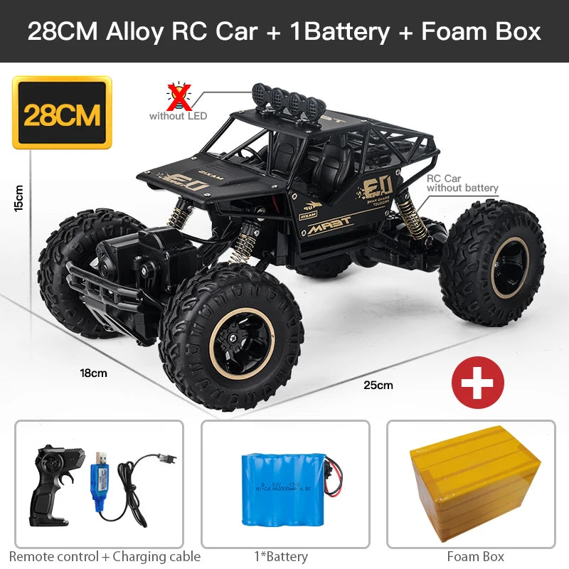 4WD RC Buggy with LED Lights