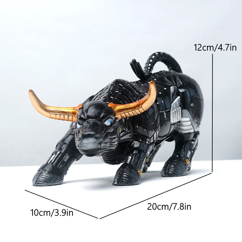 Crypto Bull Statue