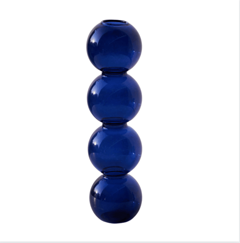 Modern Crystal Glass Bubble Vase