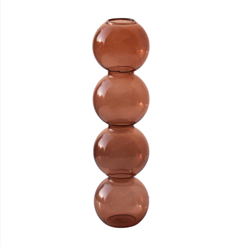 Modern Crystal Glass Bubble Vase
