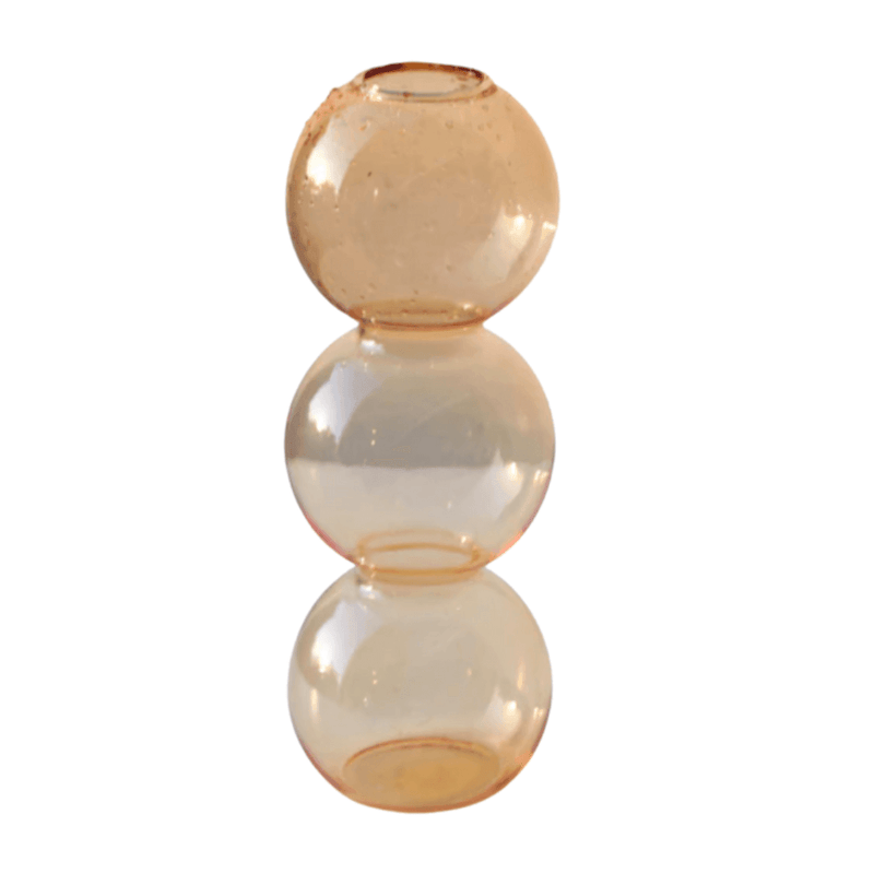 Modern Crystal Glass Bubble Vase
