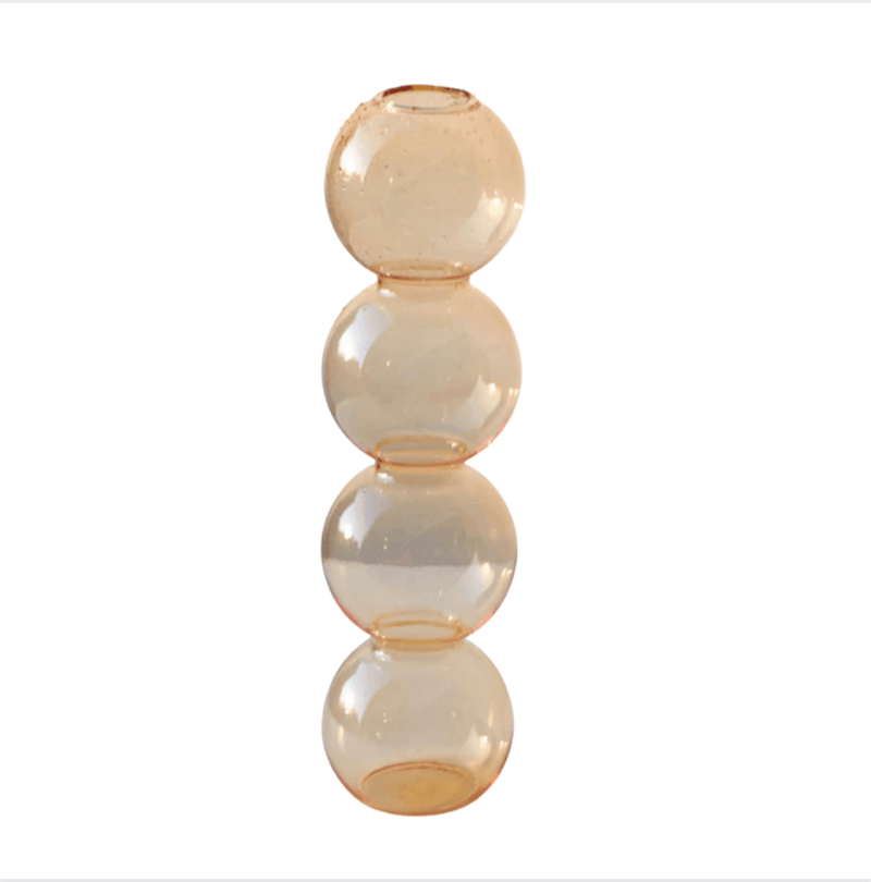 Modern Crystal Glass Bubble Vase