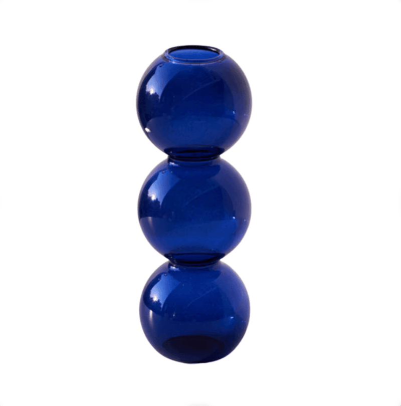 Modern Crystal Glass Bubble Vase