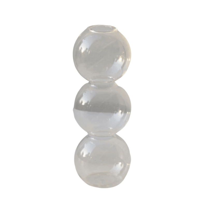 Modern Crystal Glass Bubble Vase
