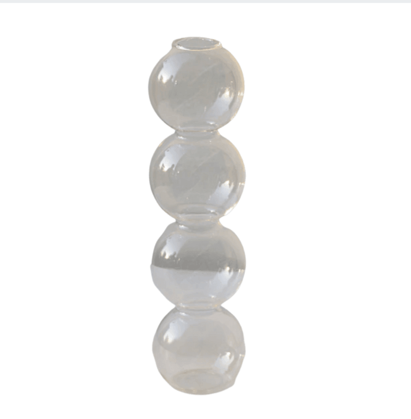 Modern Crystal Glass Bubble Vase