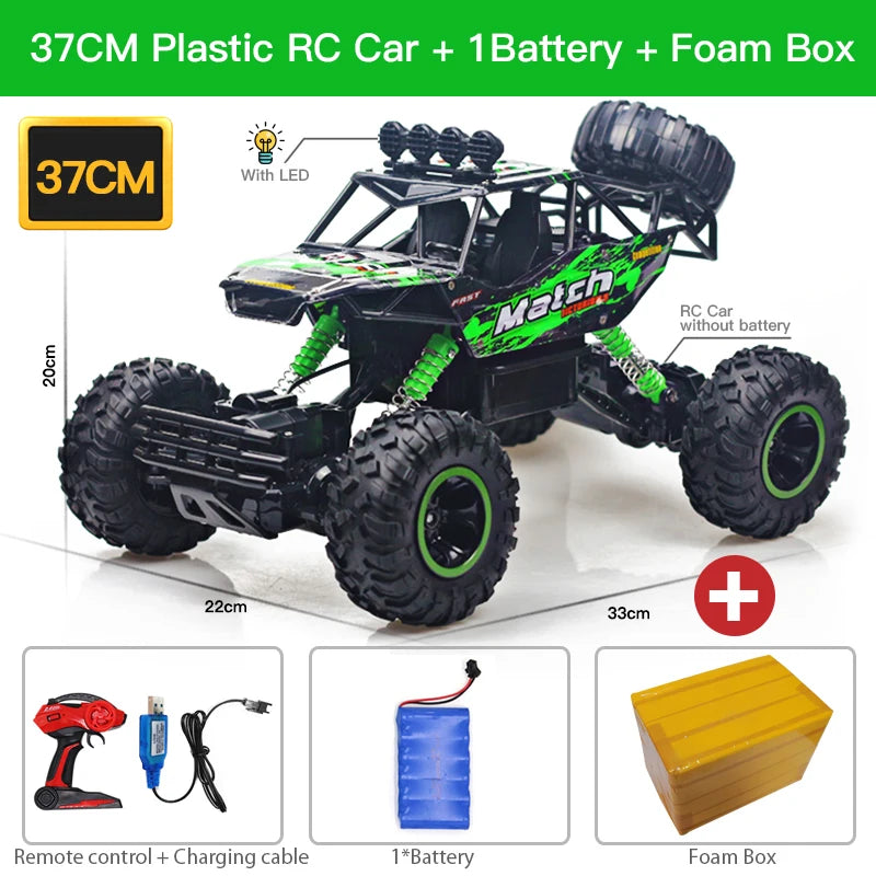 4WD RC Buggy with LED Lights