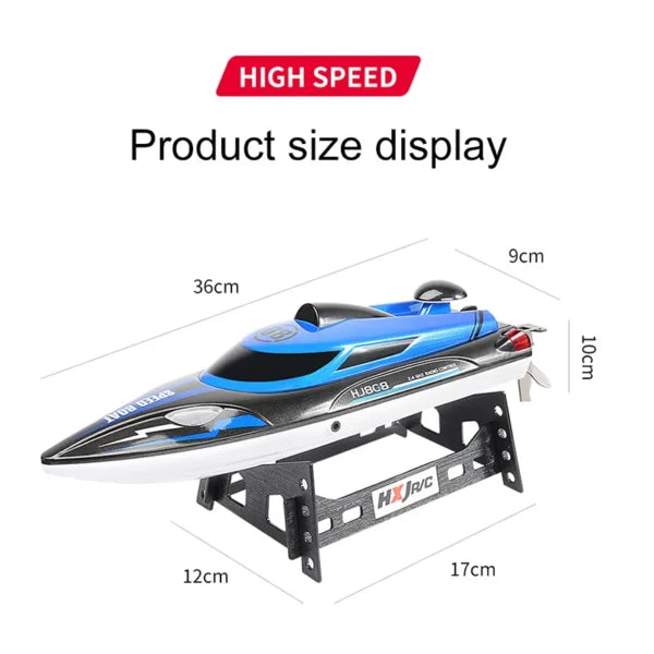 HydroSpeed 2.4GHz Racing Boat – High-Speed Remote Control Boat for Water Racing