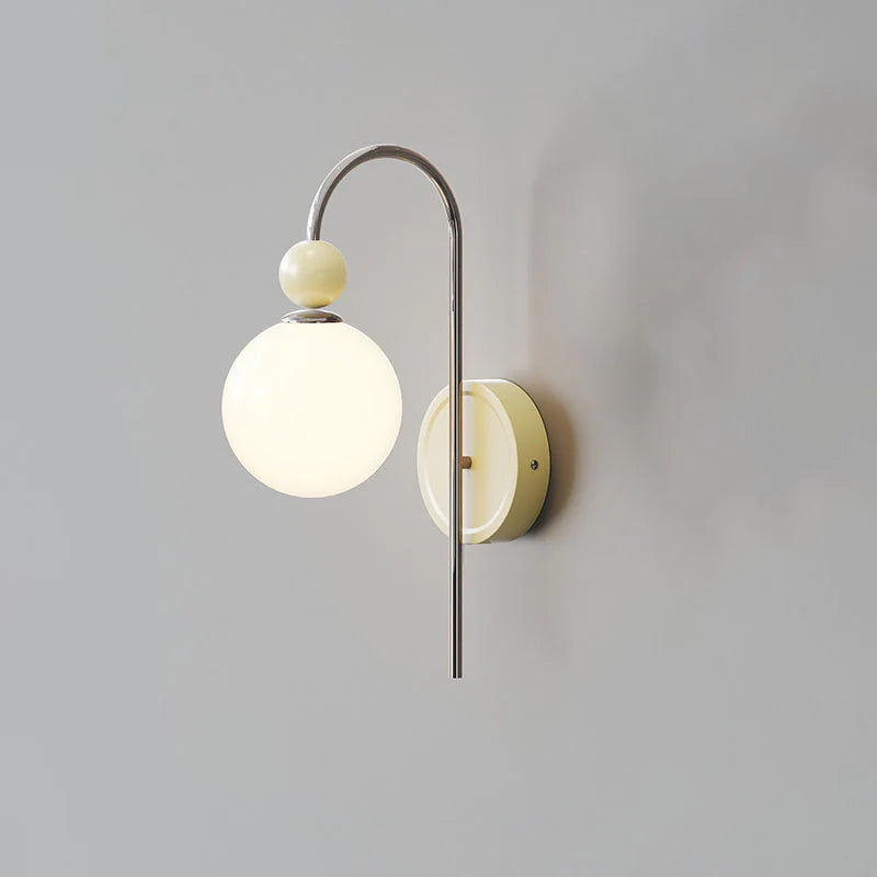 Moderne LED Wall Lamps Red/Coffee Metal/Glass Bedroom