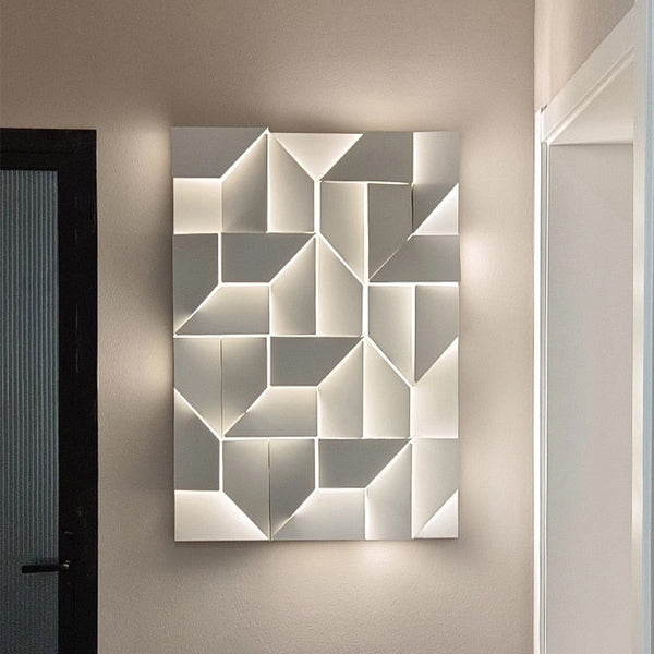 Geometric Mural Wall Lamp