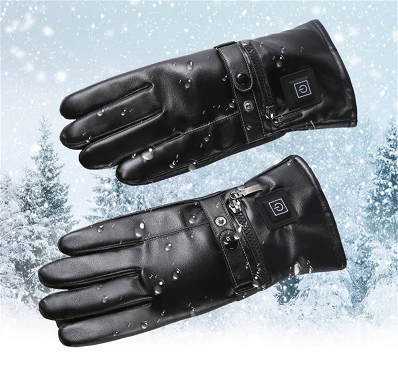 Unisex Electric Heated Waterproof Touchscreen Winter Gloves