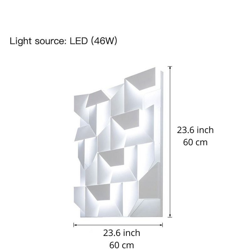 Geometric Mural Wall Lamp
