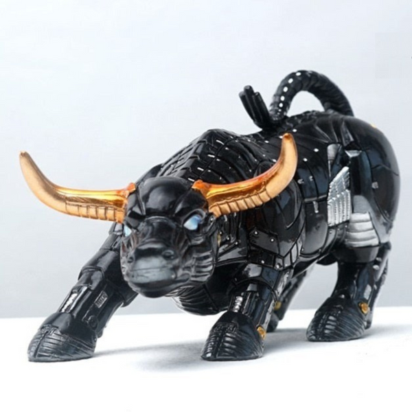 Crypto Bull Statue
