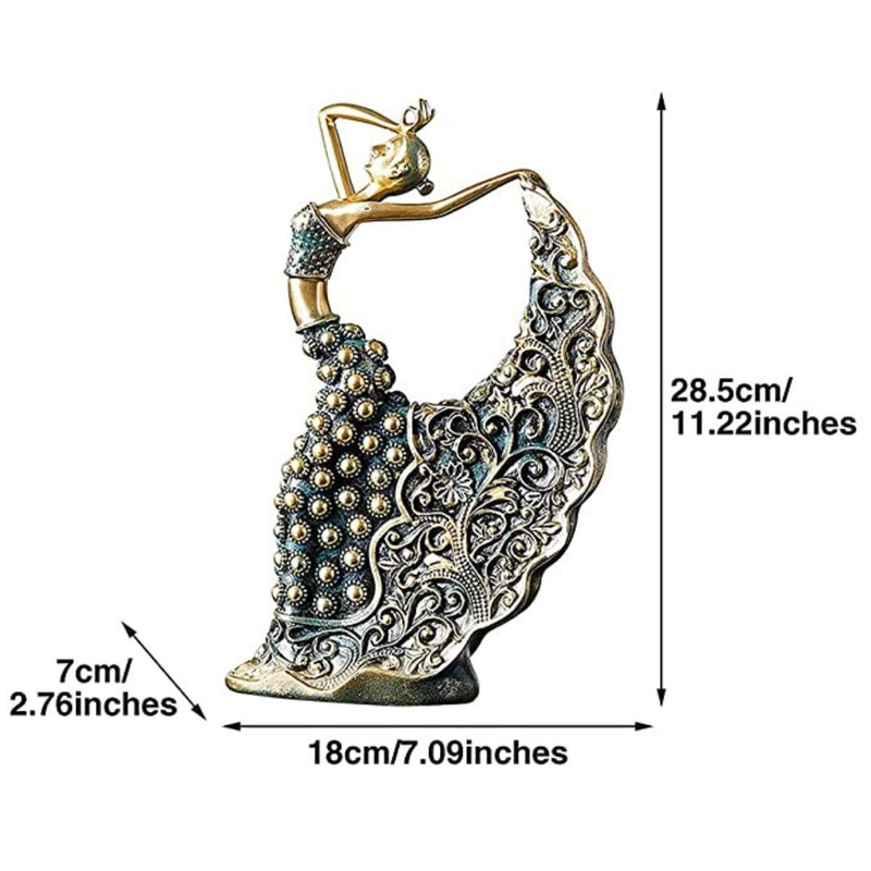 Peacock Dancer Figurines