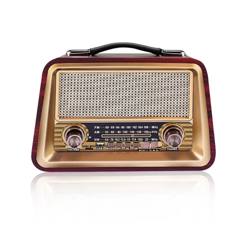 Vintage Wireless AM/FM Bluetooth Radio