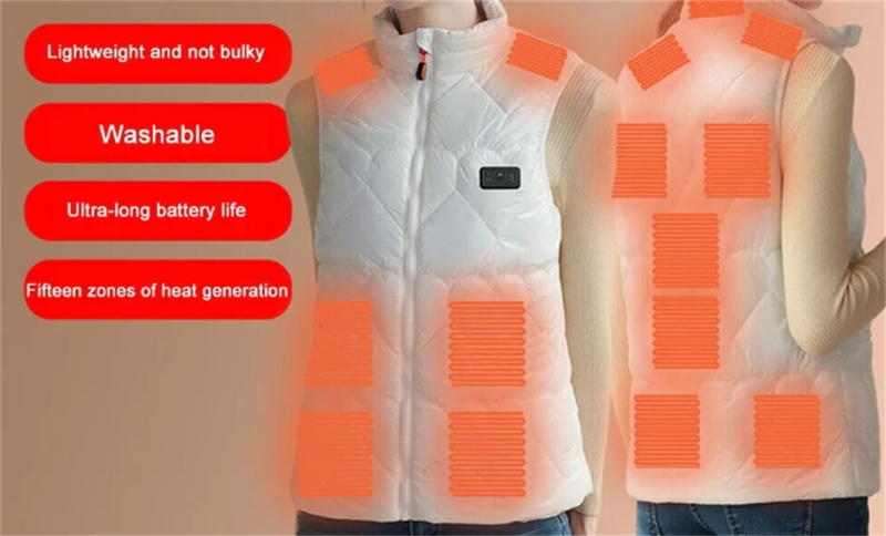 Winter 15 Heated Zones Electric Heated Jacket