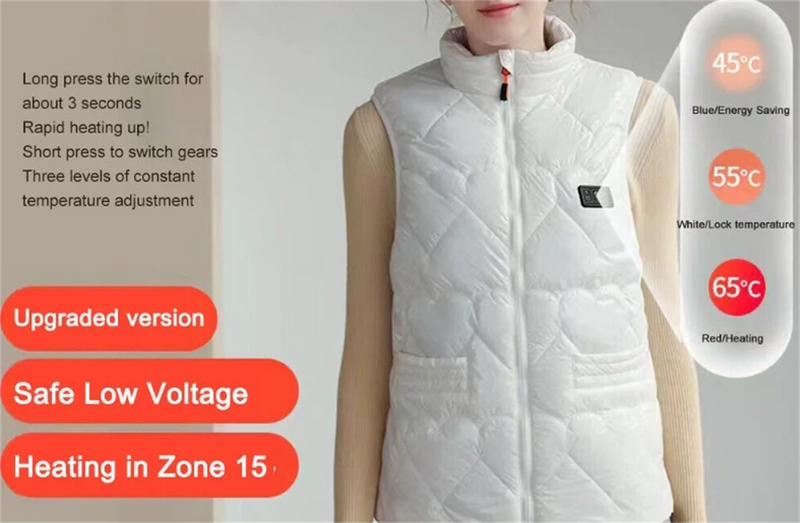Winter 15 Heated Zones Electric Heated Jacket