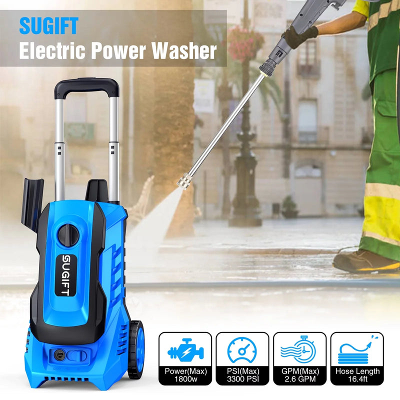 Portable Pressure Washer with Water Tank