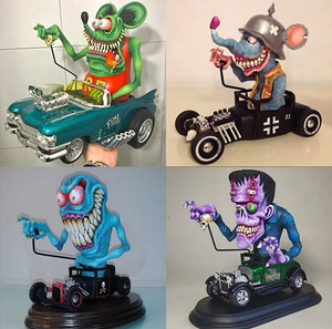 Rat Fink Collectible Model Toy Halloween Decoration