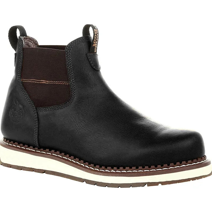 Wasserdichte Chelsea-Arbeitsstiefel mit Keilabsatz für Herren