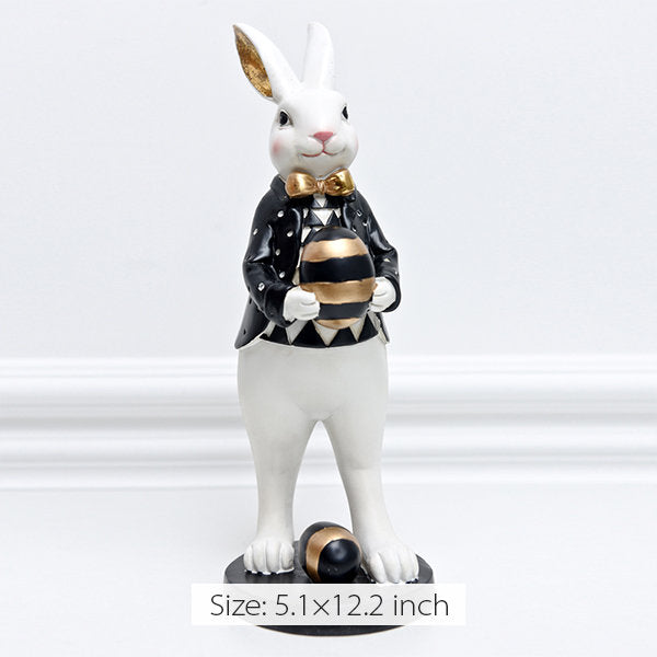 Elegant Rabbit Desktop Decor