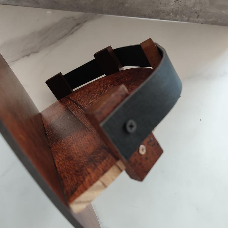 Bourbon Whiskey Barrel Shelf - Rustic Bar Accessories
