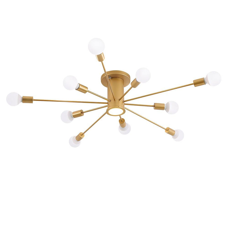 Mid Century Semi Flush Mount Sputnik Light
