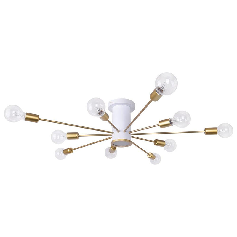 Mid Century Semi Flush Mount Sputnik Light