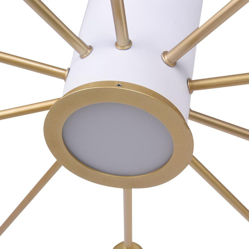 Mid Century Semi Flush Mount Sputnik Light