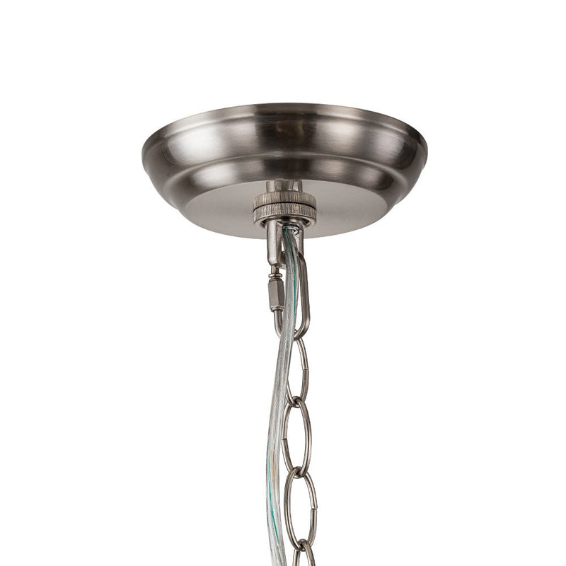Contemporary Decorative Swirled Glass Cluster Bubble Chandelier