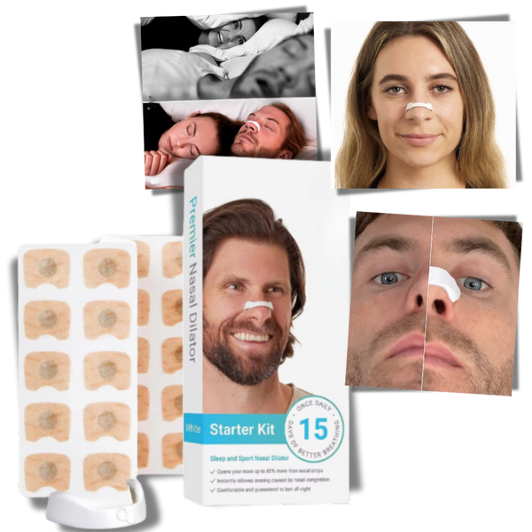 Comfortable Nasal Breathing Strips – Improved Sleep & Clearer Breathing