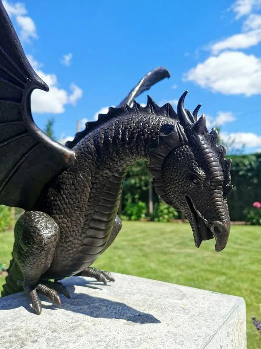 Fire-breathing Dragon Sculpture Waterscape