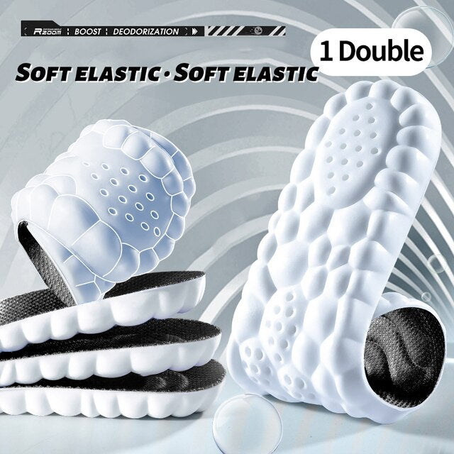 4D Latex Sport Support Insoles for Running