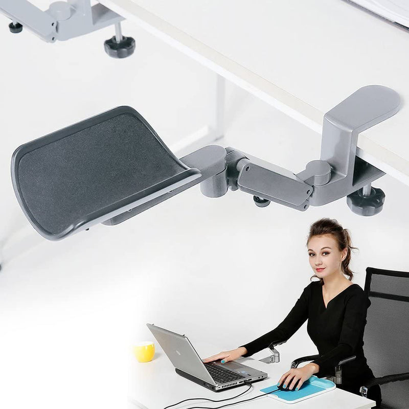 Ergonomic Rotating Forearm Desk Support - Ergonomic Arm Rest Support Extender