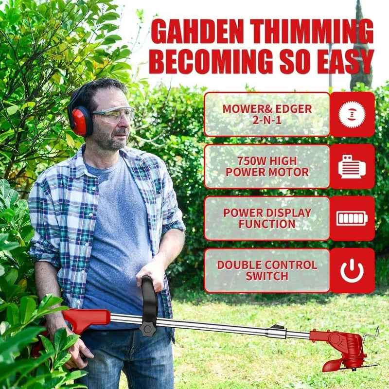 Cordless Weed Trimmer – Lightweight and Powerful Battery-Operated Edger