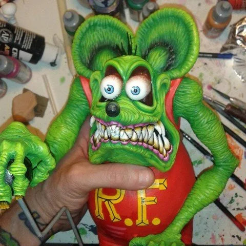 Rat Fink Collectible Model Toy Halloween Decoration
